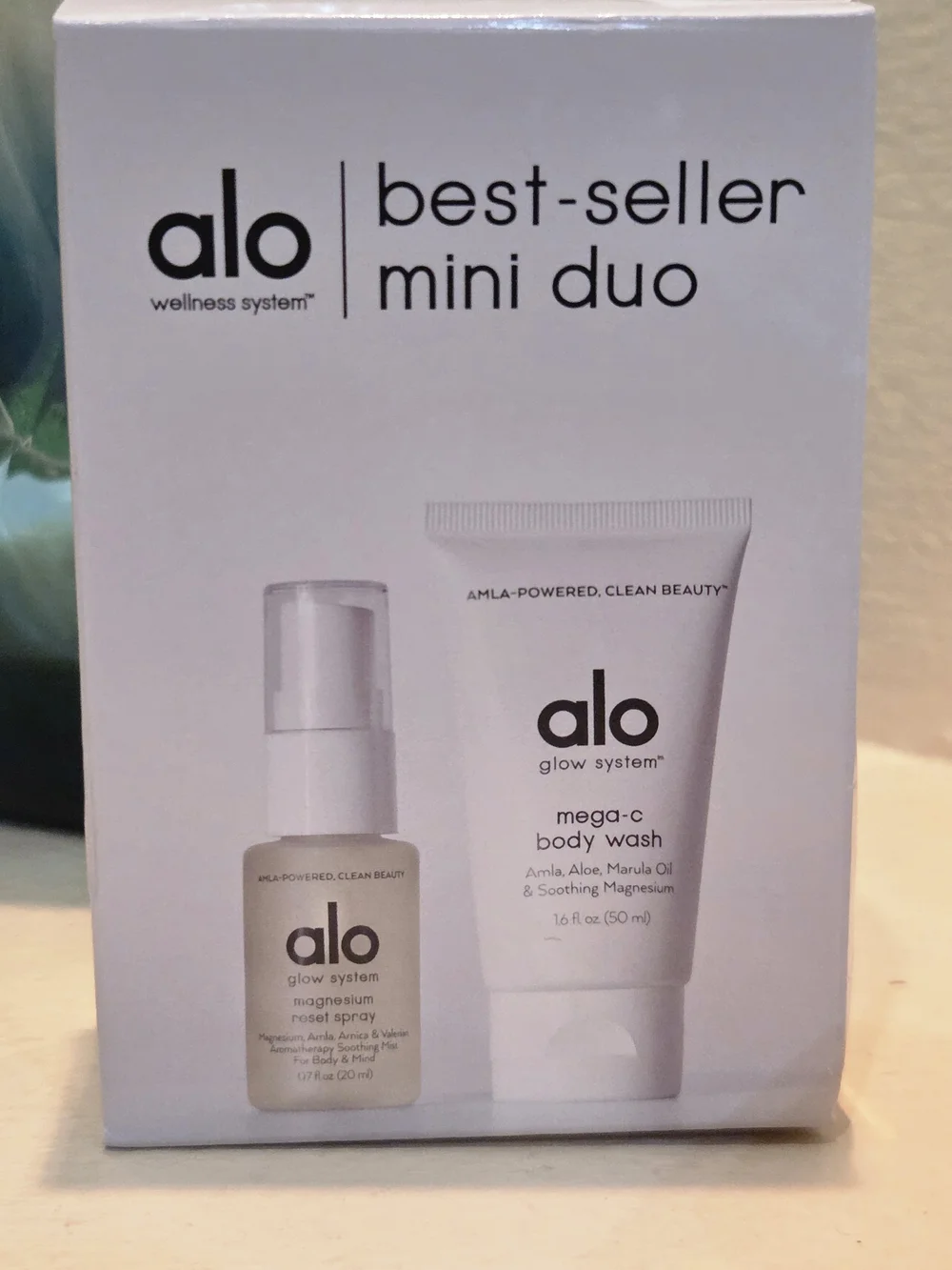 ALO Wellness System Best-Seller Mini Duo – Magnesium Reset Spray + Mega-C Body